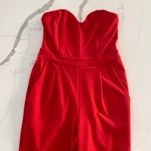 Express Red Romper